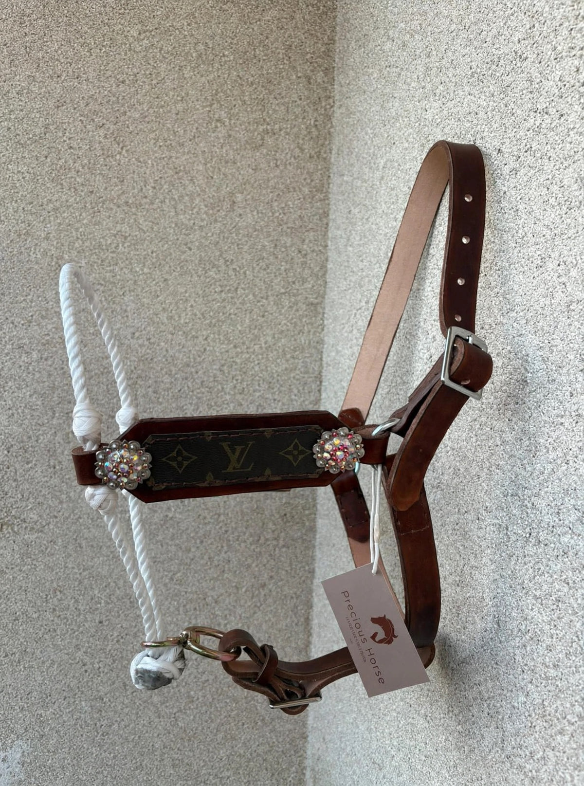 Capezza con nasalina in Ropes e cuoio.